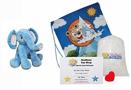 Make Your Own Stuffed Animal Mini 8 Inch Very Soft Cuddly Elmer The Blue Elephan - £11.24 GBP