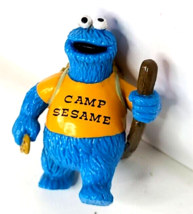 Camp Sesame Cookie Monster Action Figure PVC Applause Vintage Sesame Street - $10.40