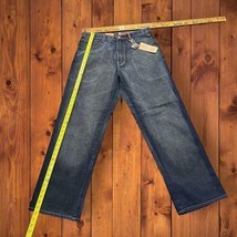 NWT ESMX Baggy Jeans Mens 34x34 Wide Leg Denim Y2K Hip Hop Rap - £38.72 GBP