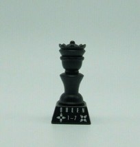 1995 The Right Moves Replacement Black Queen Chess Game Piece Part 4550 - $2.51