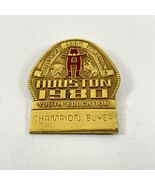 HLSR Pin Houston Livestock Show And Rodeo 1980 Champion Buyer Youth Educ... - $378.00 MXN