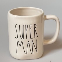 Rae Dunn Mug Ceramic Artisan Collection By Magenta Coffee Cup &quot;Super Man&quot; Oz - £10.75 GBP