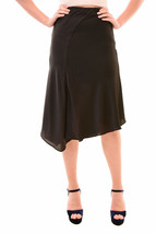 KEEPSAKE Womens Skirt Sidelines Long Elegant Stylish Lightweight Black Size S - £33.68 GBP