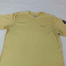 Columbia Omni-Shade FM6009 Men's Yellow Short Sleeves Graphic T-Shirt Chest 49" image 5