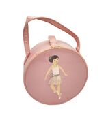 Gymboree Pink Vintage Ballerina Ballet Round Circle Handbag - €9,91 EUR