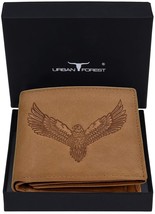 Vintage Cognac Urban Forest Genuine Leather Wallet RFID Protection Men&#39;s... - $43.40