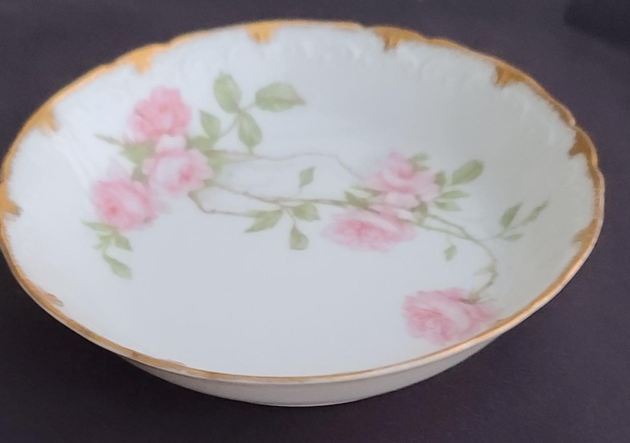 Antique Haviland Co. Sauce Bowl - GDC - Limoges - Baltimore Rose - GORGEOUS - $19.79
