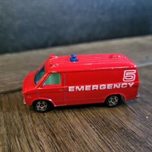 1977 Tomica Chevy Van Emergency Red 1:78 Diecast Made In Japan - $9.99