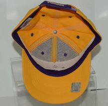 Team Apparel NFL Minnesota Vikings Gold Purple Pre Curved Bill Adjustable Hat image 5