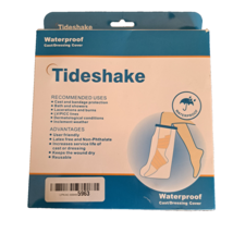 Tideshake Waterproof Cast /Dressing Cover adult Size Half Leg, Bath/Showers NIB - $19.75