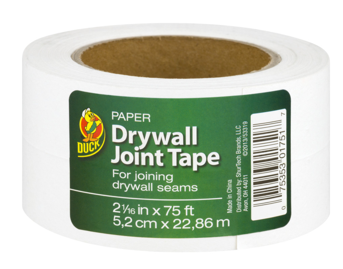 Duck Brand 2 in. x 75 ft. White Paper Drywall Joint Tape - $4.95