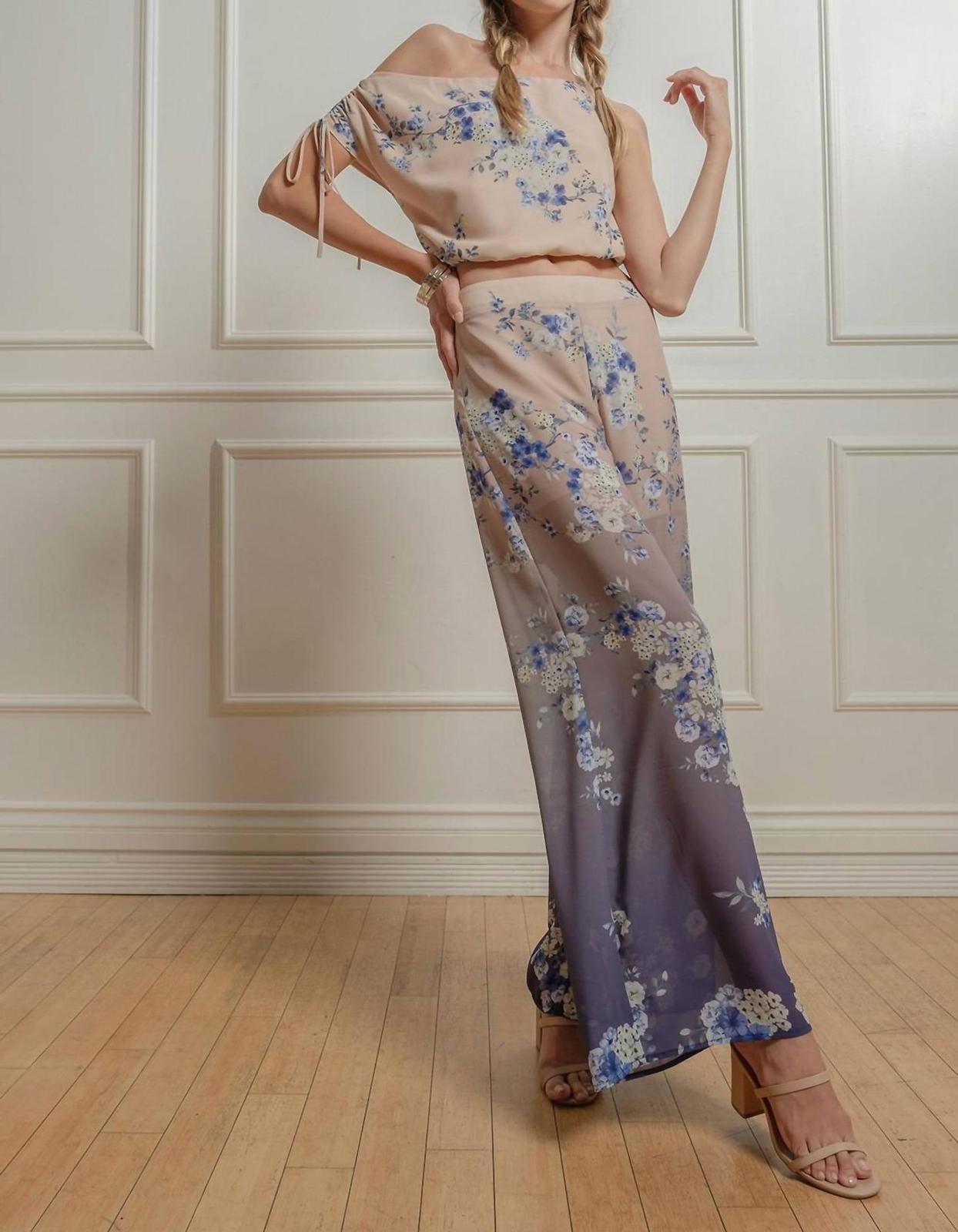 Illa Illa Jasmine Floral Print Top And Pants Set Size S - $49.50