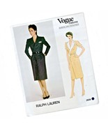 Vogue American Designer 2839 Ralph Lauren Sewing Pattern 1982 Misses Dre... - £15.57 GBP