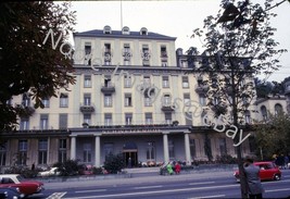 1968 Exterior Street View Schweizerhof Hotel Lucerne Ektachrome 126 Slide - £2.77 GBP