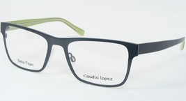 Claudio Lopez CLA4871 3 Dark Sage /BLACK /GREEN Eyeglasses Glasses 53-18-145mm - £40.07 GBP