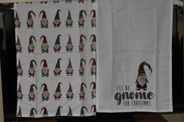 Household Item (new) I&#39;LL BE GNOME FOR CHRISTMAS - HAND TOWELS - 27&quot; X 17&quot; - £9.22 GBP
