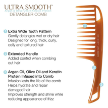 Cricket Ultra Smooth Detangling Comb image 2