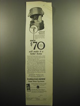 1928 Fairbanks-Morse Home Water Systems Ad - Only $70 will make it a better home - £14.54 GBP