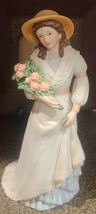 Homco ~ &quot;Charlotte Rose&quot;  ~ 8.5&quot; Tall ~ Bisque Porcelain Figurine ~ No. 1468 - £20.46 GBP