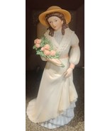 Homco ~ &quot;Charlotte Rose&quot;  ~ 8.5&quot; Tall ~ Bisque Porcelain Figurine ~ No. ... - £20.85 GBP