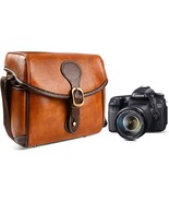 Topixdeals Vintage Leather Camera Bag, Dslr Shoulder Camera, Samsung (Br... - $35.94