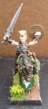 WARHAMMER ELF Champion on Horse 3rd Edition Well Painted. Elven Personal... - £31.06 GBP