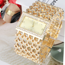 Women Ladies Gold Classic Watch Bracelet Fashion Luxury Quartz Bling Wri... - £19.73 GBP