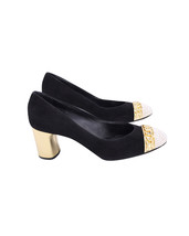 Casadei Beaded Pumps In Suede Women Black Size 37 - £87.39 GBP