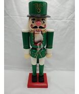 10&quot; Wooden Green Uniform Christmas Holiday Nutcracker - $316.12 MXN