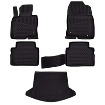 R5 Automotive 2017-2023 Mazda CX-5 Rubber Mats Front &amp; 2nd Row Seat Trunk Liner - £70.01 GBP