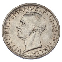 1927-R Italia Plateado 5 Liras En Au Estado Km#67.2 - $31.18