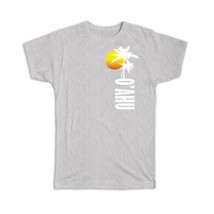 O&#39;ahu : Gift T-Shirt USA Tropical Beach Travel Souvenir Beach Tropical Summer - £19.80 GBP+