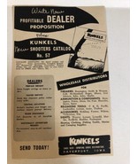 1957 Kunkels New Shooters Catalog Vintage Print Ad Advertisement pa19 - £10.05 GBP