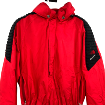 VTG The North Face Gore-Tex Red Yellow Hooded Ski Jacket Size Large GTX Snow - £174.24 GBP