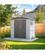 4x6ft Iron-Wood Tool Shed: Nature &amp; Functionality Blend - $9,766.64 MXN