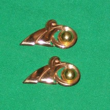Vtg Van Dell Gold Gf Pin Brooch Nouveau Modernist Wwii Era Fine Costume Jewelry - £19.48 GBP