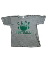 VTG 90s Russell Cary High School Football TShirt Made USA LARGE Single Stitch NC - £23.61 GBP