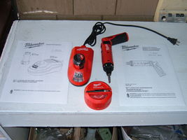 Milwaukee 2101-20 M4 used 2-speed cordless screwdriver &amp; battery, charger &amp; bits - £112.30 GBP