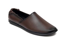 Herren Jutti Mojari Jalsa Kunstleder Gepolsterte Sohle Schuh US Größe 8-12 Brown - £25.53 GBP