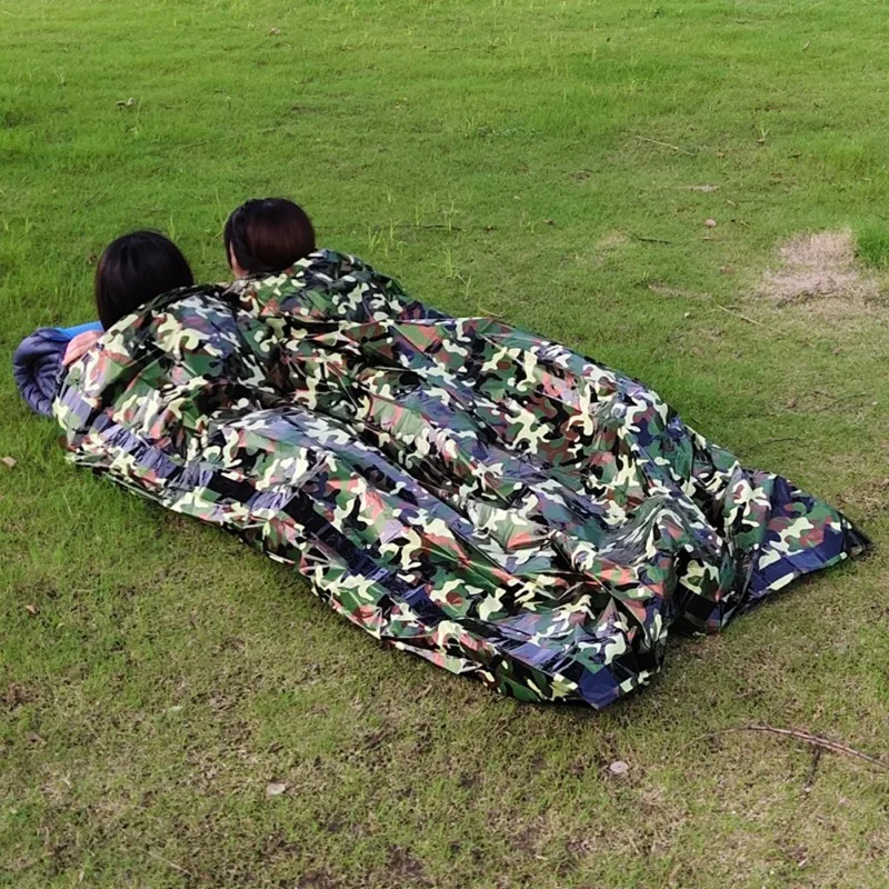 2 person Thermal Hiking Sleeping Bag Outdoor Adventure Sleeping Blanket Camping - £14.22 GBP+