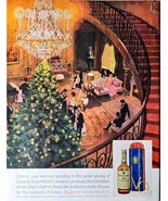 Seagrams Alcohol Whiskey Canadian High Ball Christmas-1961 Vintage Print Ad - $193.46 MXN