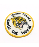 Vintage 70&#39;s Collectible Exotic Cat World Orono Canada Patch RARE - €20,72 EUR
