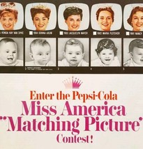 1965 Pepsi Miss America Picture Matching Contest Advertisement Soda Pop ... - €43,55 EUR