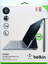 Brand New Sealed Belkin QODE Ultimate Keyboard Case iPad Air 1st Gen - Silver - £81.52 GBP