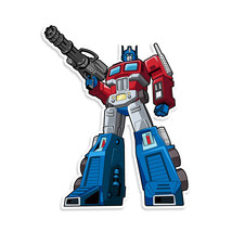 Transformer Optimus Prime Vinyl Sticker - $2.97