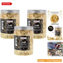 Non-Edible 10g Gilding Flakes - 3 Packs of Imitation Gold for Creative P... - $36.58