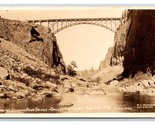 RPPC Crooked River Bridge The Dalles Oregon OR UNP Markham Photo Postcar... - £11.85 GBP