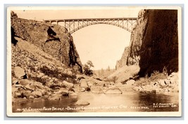 RPPC Crooked River Bridge The Dalles Oregon OR UNP Markham Photo Postcard V7 - £11.59 GBP