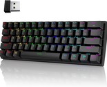 61 Keys Compact Mini Keyboard For Ipad Mac Windows Xbox Gamer, Easy To C... - £40.79 GBP
