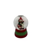 Decorative Hallmark Musical Christmas Snowman Reindeer SNOW GLOBE w Fall... - $29.69